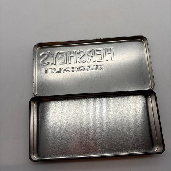 Vintage Hershey's Milk Chocolate Retro Flat Rectangular Collectible Tin - Picture 12 of 16